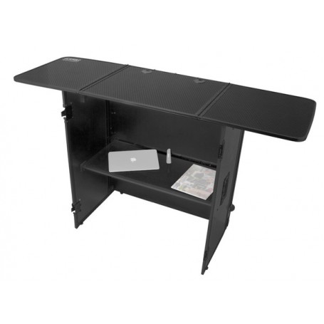UDG Ultimate Fold Out DJ Table Black MK2 Plus with Wheels (U91049BL2)