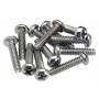 FENDER Pickup and Selector Switch Mounting Screws Chrome (12pcs)