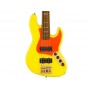 FENDER MonoNeon Jazz Bass V HH Roasted MN Neon Yellow