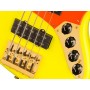 FENDER MonoNeon Jazz Bass V HH Roasted MN Neon Yellow