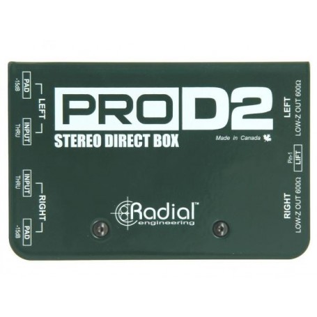 RADIAL Pro D2 Stereo Direct Box
