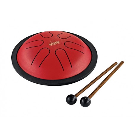 NINO PERCUSSION NINO980R 6" Mini Melody Steel Tongue Drum Red