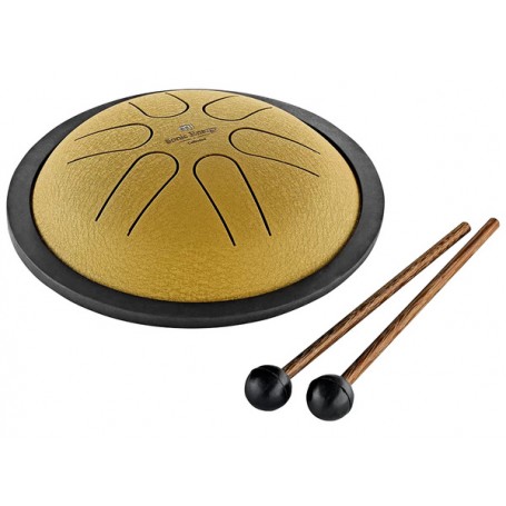 SONIC ENERGY MSTD3G Mini Steel Tongue Drum 6" Gold