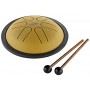 SONIC ENERGY MSTD3G Mini Steel Tongue Drum 6" Gold