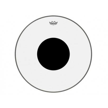 REMO Controlled Sound Clear Black Dot 18" Bass Drum