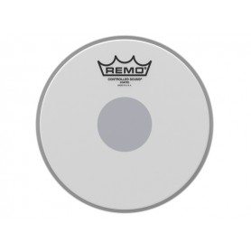 REMO Controlled Sound Smooth White 10" C/Dot Black