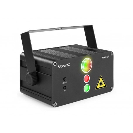 BEAMZ Athena Laser R/g Gobo Rgb Irc Batt