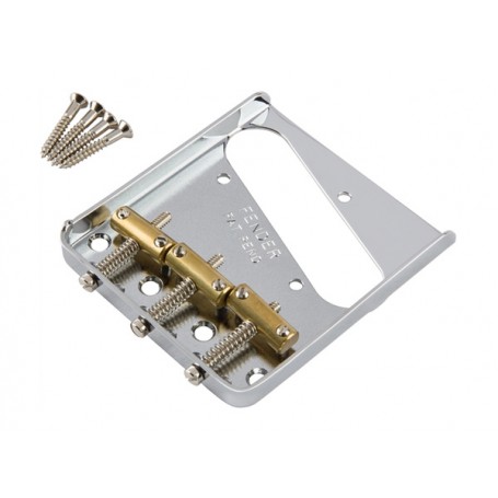 FENDER 3-Saddle American Vintage Telecaster Bridge Assembly (Chrome)
