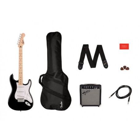 FENDER Squier Sonic Stratocaster Pack MN Black