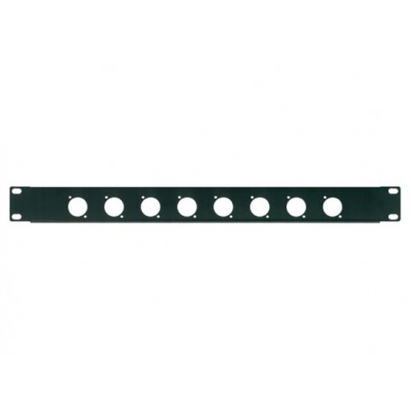 Pannello rack preforato per prese 8 XLR