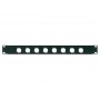 Pannello rack preforato per prese 8 XLR