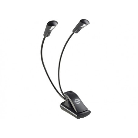 KONIG & MEYER 12243 Music Stand Light Double LED FlexLight Black