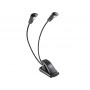 KONIG & MEYER 12243 Music Stand Light Double LED FlexLight Black