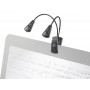 KONIG & MEYER 12243 Music Stand Light Double LED FlexLight Black