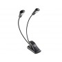 KONIG & MEYER 12246 Music Stand Light Double4 LED FlexLight Black