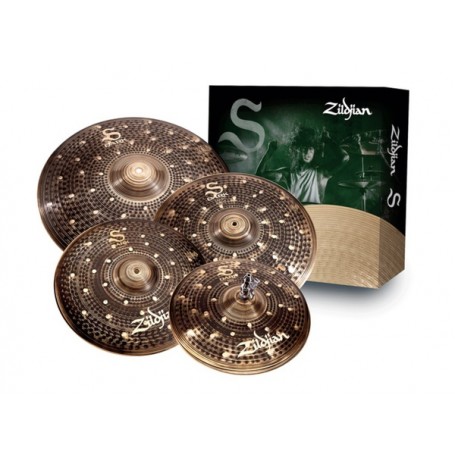 ZILDJIAN SD4680 S Dark Cymbal Pack: Ride + Hi-Hat + 2 Crash