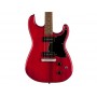 FENDER Squier Paranormal Strat-O-Sonic LRL Crimson Red Transparent