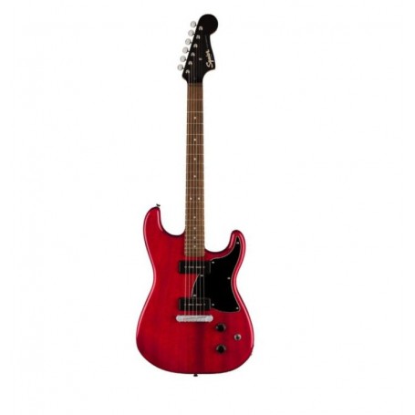 FENDER Squier Paranormal Strat-O-Sonic LRL Crimson Red Transparent