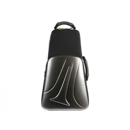 BAM TREK3023SSC New Trekking Single Trumpet Case Silver Carbon