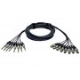 ALVA X8T8PRO5 Multicore 8 XLR F - Jack TRS M 5mt