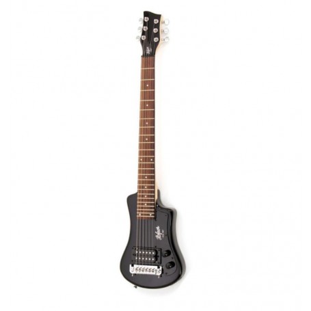 HOFNER Shorty Guitar Black con Custodia