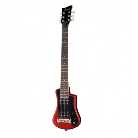 HOFNER Shorty Deluxe Red con Custodia