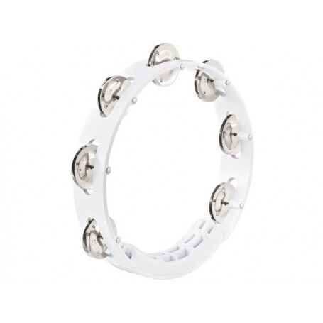 MEINL HTT8WH 8" Tambourine 1 Row White