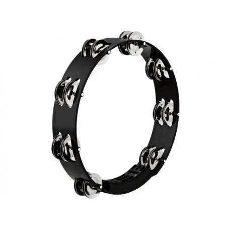 MEINL HTT10BK 10" Tambourine 2 Rows Black