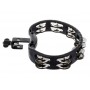 MEINL HTMT2BK Tambourine 2 Rows Black