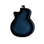 GUILD F-2512CE Deluxe Maple Dark Blue Burst