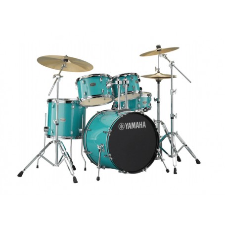 YAMAHA Rydeen Standard 22" Torquoise Glitter con Set piatti Paiste 101