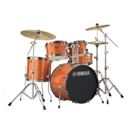 YAMAHA Rydeen Studio 20" Orange Glitter con Set piatti Paiste 101