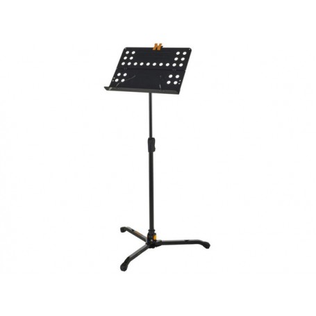 HERCULES BS311B Orchestra Stand, Perfored Desk W/Swivel Legs
