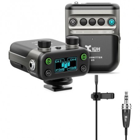 XVIVE U5 Lavalier - Sistema Wireless Digitale Per Camera Dslr O Broadcast