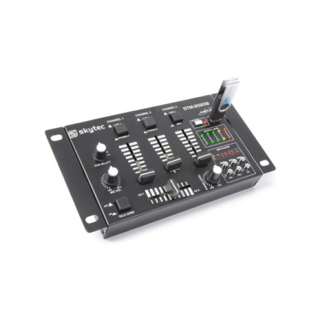 SKYTEC STM3020B - 4ch. Usb/sd Mixer Black
