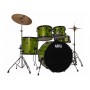 NATAL DNA F22 Drum Kit Acid Green with Black Hardware