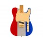 FENDER Buck Owens Telecaster MP Red Silver and Blue Sparkle