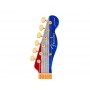 FENDER Buck Owens Telecaster MP Red Silver and Blue Sparkle