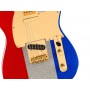 FENDER Buck Owens Telecaster MP Red Silver and Blue Sparkle