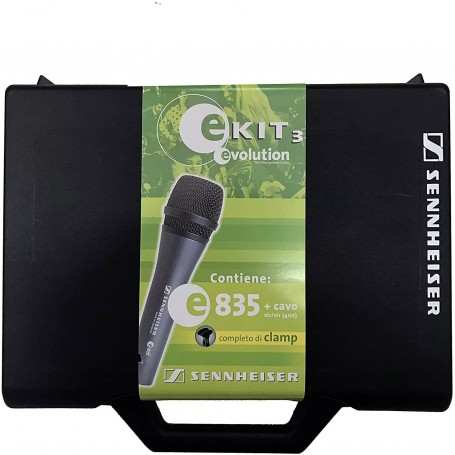 SENNHEISER eKit 3 (1x e835 + Cavo XLR + Clamp)
