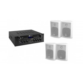 Kit Amplificatore Due Zone + quattro Casse SKYTEC ODS40