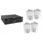 Kit Amplificatore Due Zone + quattro Casse SKYTEC ODS40