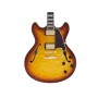 D'ANGELICO Excel DC XT (with Stop-Bar Tailpiece) Iced Tea Burst Quilt
