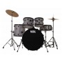 NATAL DNA F22 Drum Kit White Sparkle with Black Hardware