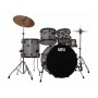 NATAL DNA F22 Drum Kit White Sparkle with Black Hardware