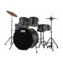 NATAL DNA F22 Drum Kit Blue Sparkle with Chrome Hardware