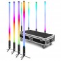 Beamz Zelos LED Tube RGBW in/outdoor, set da 8+ case