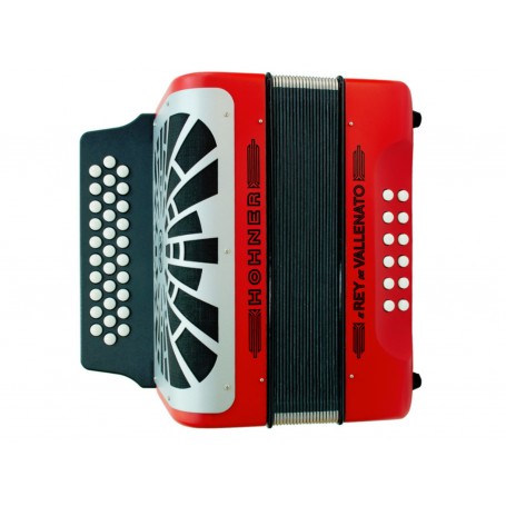 HOHNER El Rey Del Vallenato Adg Rosso Silver Grill
