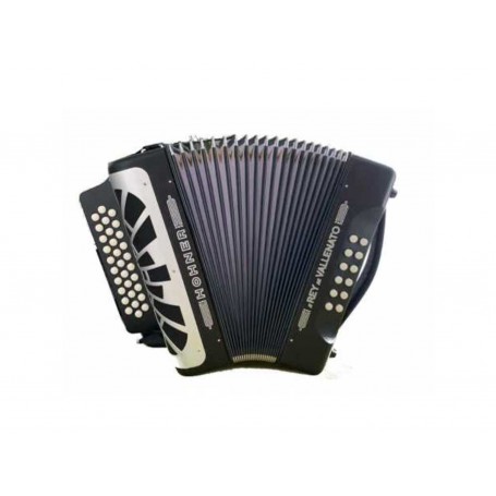 HOHNER El Rey Del Vallenato Gcf Nero Silver Grill