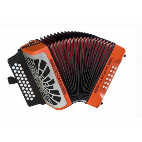 HOHNER Compadre Fbbeb Arancione Silver Grill